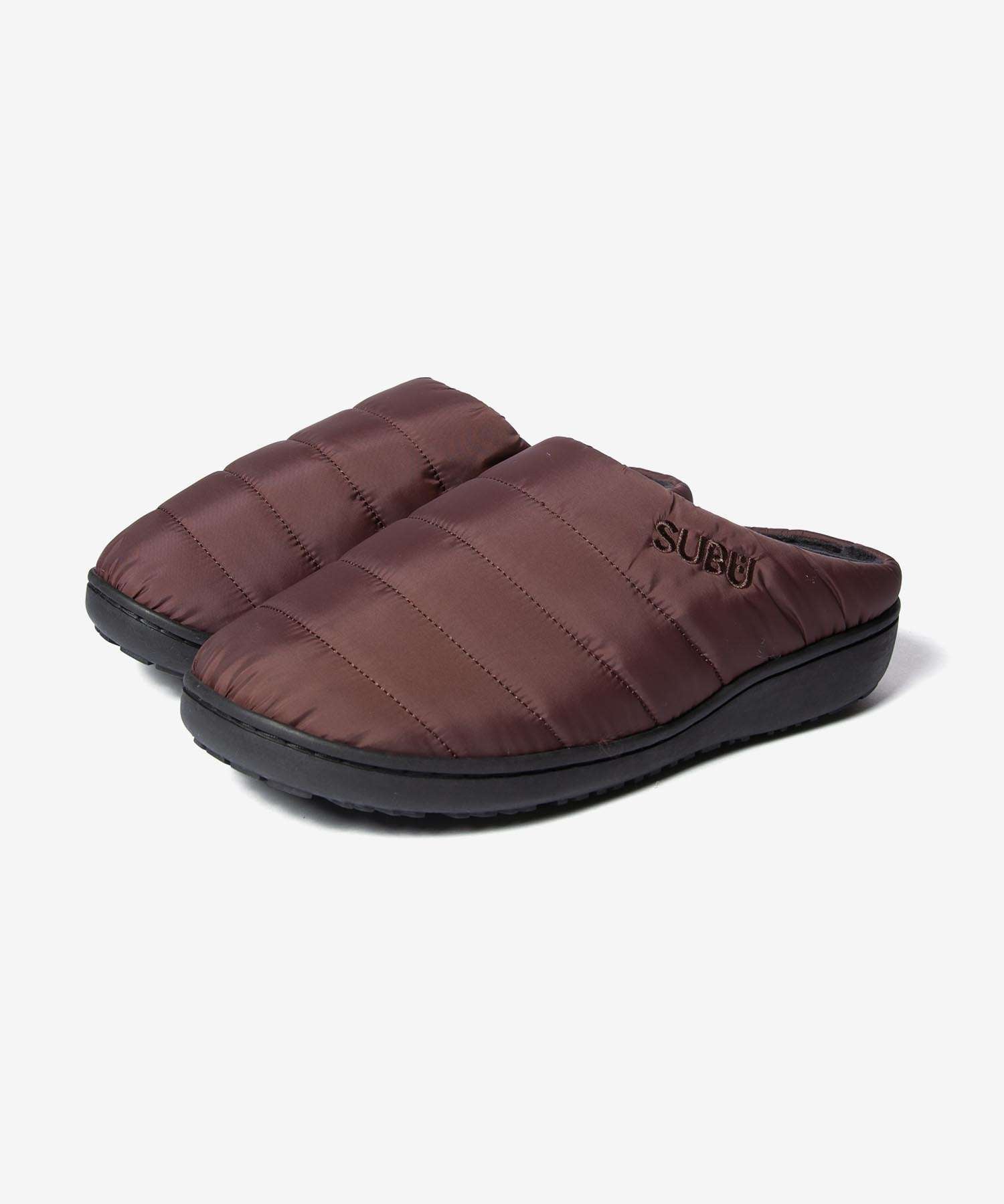 スブ SUBU スブ SUBU F-LINE F-ライン PERMANENT パーマネント サンダル 冬用 スリッパ スリッポン ユニセックス シューズ （ダークブラウン） ダークブラウン