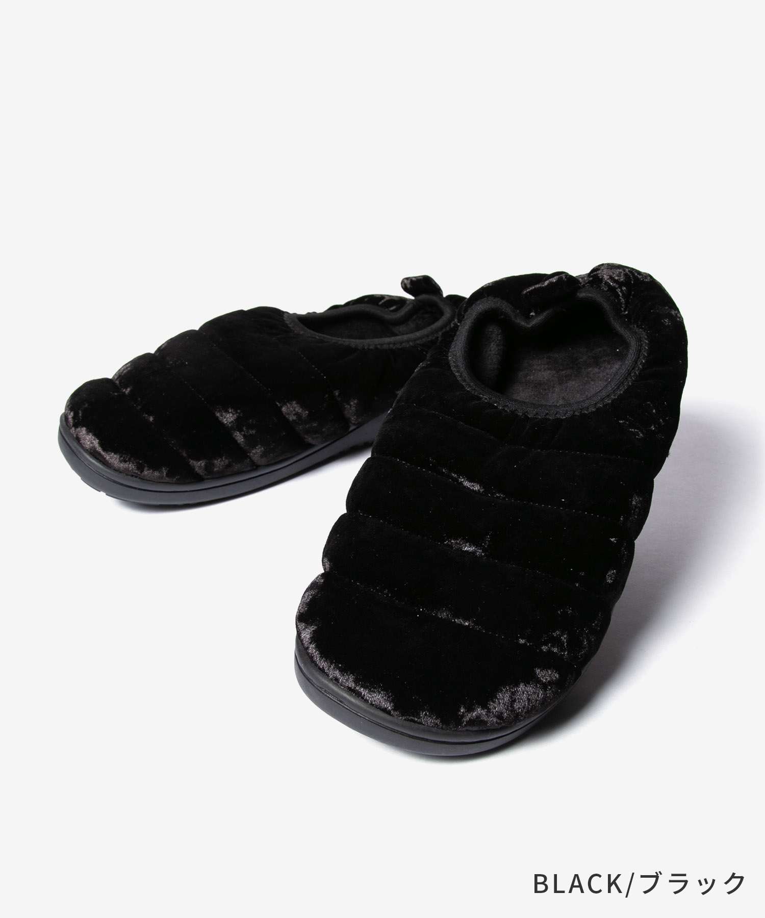 スブ SUBU スブ SUBU VAMP VELVET ヴァンプ ベルベット サンダル 冬用 スリッポン ユニセックス シューズ （BLACK/ブラック） BLACK/ブラック