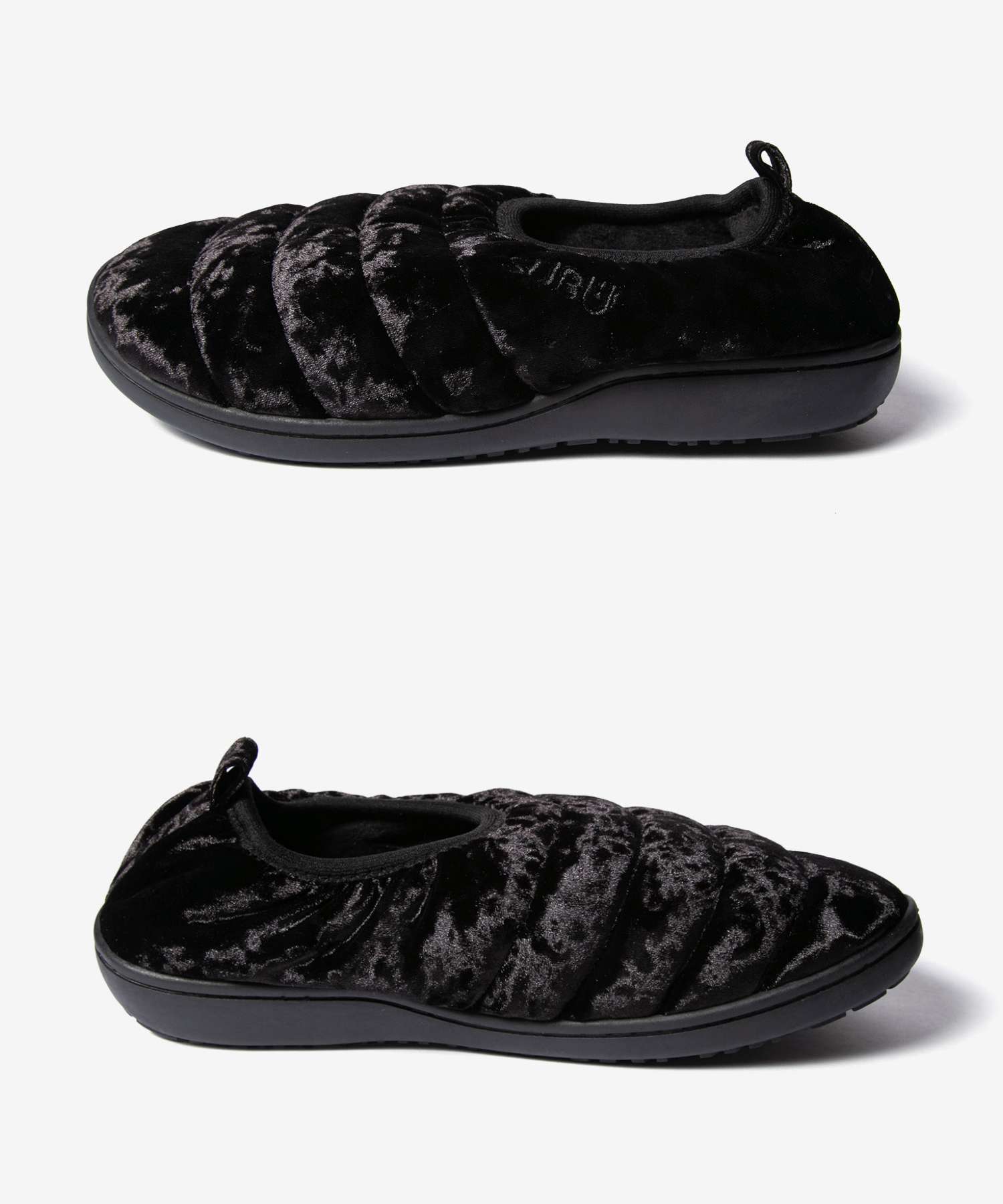 スブ SUBU スブ SUBU VAMP VELVET ヴァンプ ベルベット サンダル 冬用 スリッポン ユニセックス シューズ （BLACK/ブラック） BLACK/ブラック
