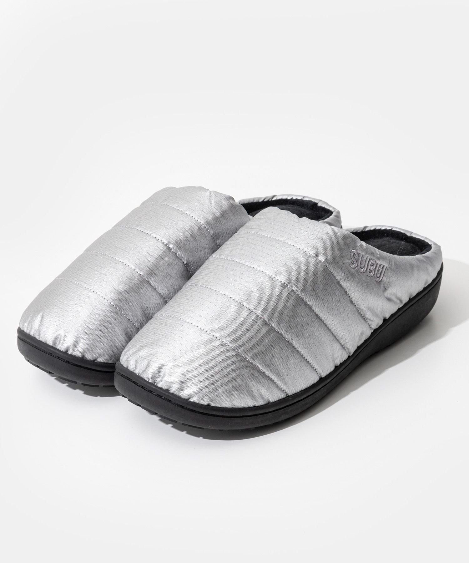 スブ SUBU スブ SUBU F-LINE F-ライン PERMANENT パーマネント サンダル 冬用 スリッパ スリッポン ユニセックス シューズ （シルバー） シルバー