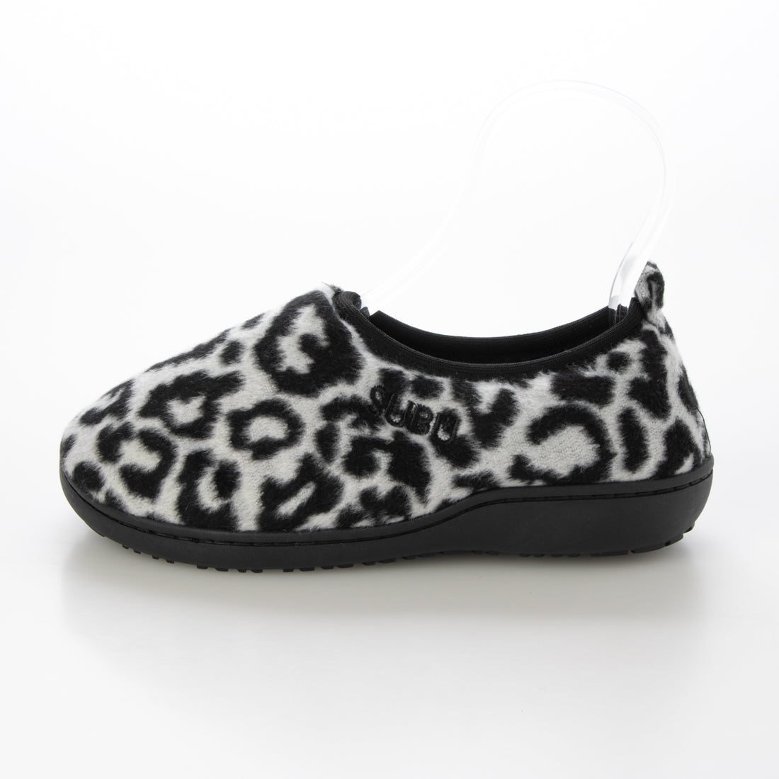スブ SUBU DOTS VAMP LEOPARD ドット レオパード ヒョウ柄 内ボア 中ボア レディース メンズ 外履き 暖かい 冬用サンダル （ホワイト） ホワイト