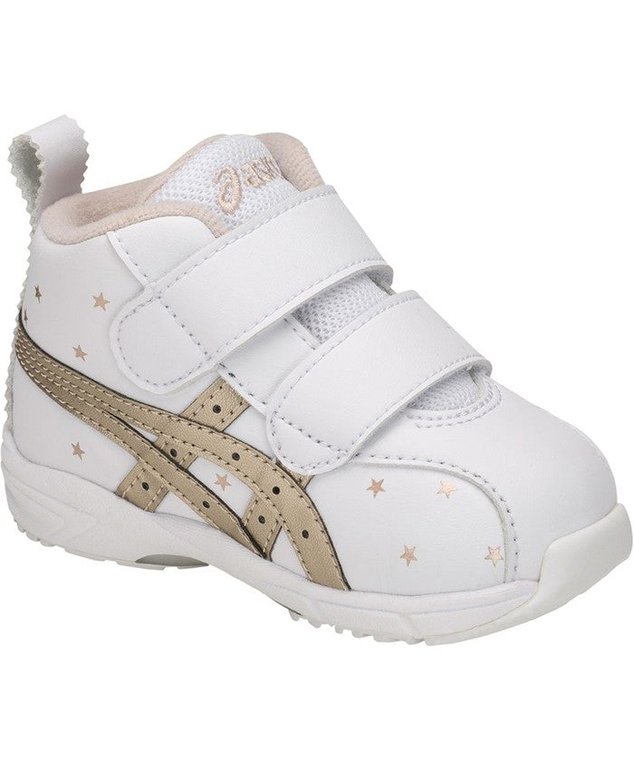 スクスク SUKU2 GD.RUNNER[R]BABY SLーMID （ホワイト×シャンパンゴールド） ホワイト×シャンパンゴールド