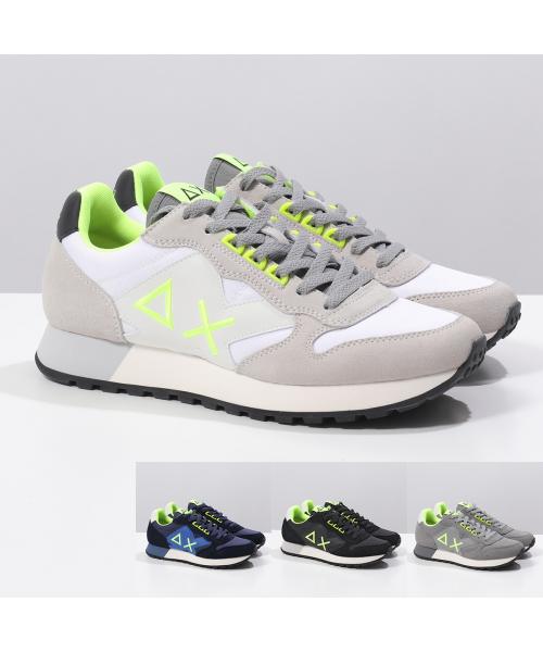null null SUN68 スニーカー JAKI FLUO ジャキ Z44115 ネオン （07/NAVY-BLUE/ネイビー） 07/NAVY-BLUE/ネイビー