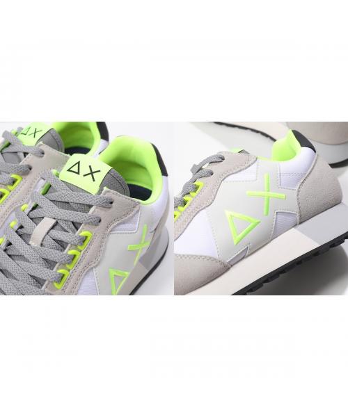 null null SUN68 スニーカー JAKI FLUO ジャキ Z44115 ネオン （07/NAVY-BLUE/ネイビー） 07/NAVY-BLUE/ネイビー