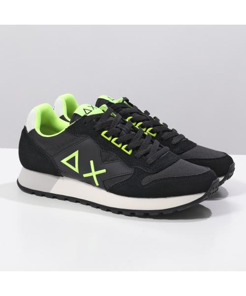 null null SUN68 スニーカー JAKI FLUO ジャキ Z44115 ネオン （11/NERO/ブラック） 11/NERO/ブラック