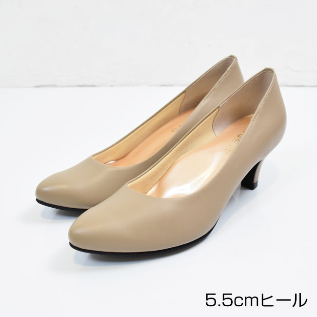 Swaysee SUaSHI SUaSHI Swaysee Pumps Genuine Leather Horse Leather Leather Pumps Made in Japan Comfortable to Wear Easy to Walk Wide Fit Can Run Suashi 3cm 5cm[FOO-MG-U5551・U7751]