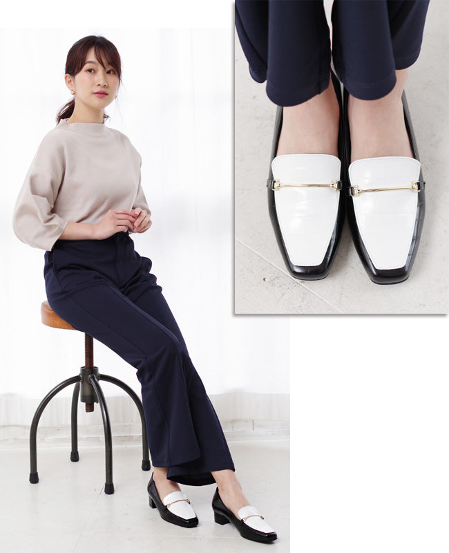 Swaysee SUaSHI SUaSHI Swaysee Loafers for Women Comfortable for Long Hours Non-Fatiguing Runable Bit Stretch Black Easy to Walk Waterproof Wide Width Suashi