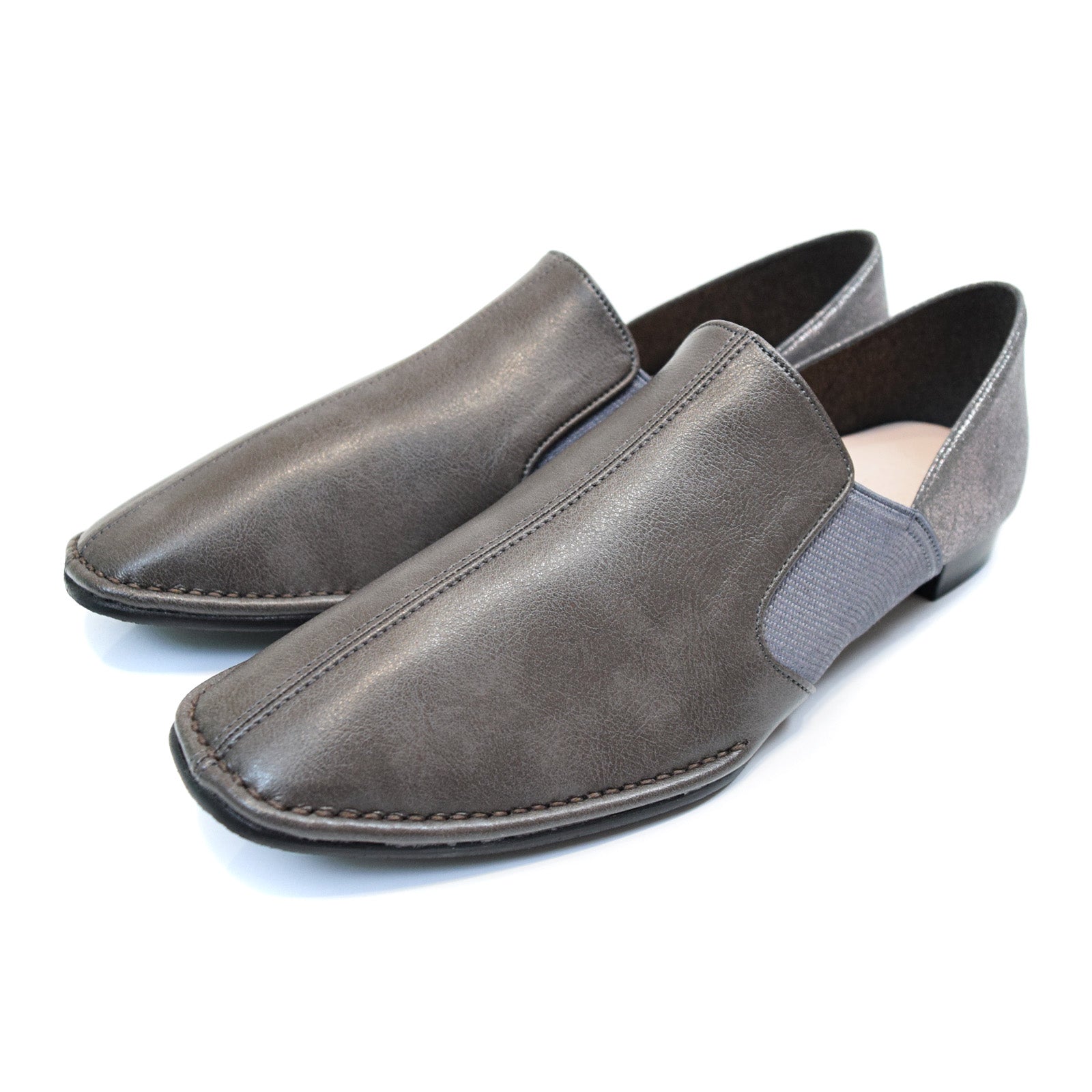Swaysee SUaSHI SUaSHI Swaysee Flat Shoes Slip-On Made in Japan Pumps Gore No Pain No Fatigue Easy to Walk Cushion Wide Width Suashi Black [FOO-MI-EVEイブ]