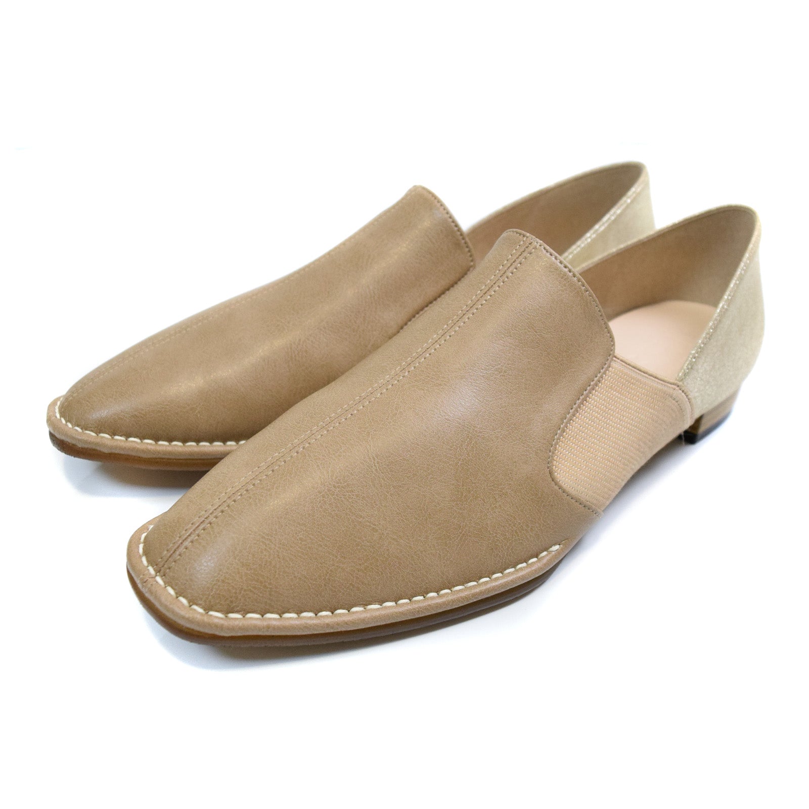 Swaysee SUaSHI SUaSHI Swaysee Flat Shoes Slip-On Made in Japan Pumps Gore No Pain No Fatigue Easy to Walk Cushion Wide Width Suashi Black [FOO-MI-EVEイブ]