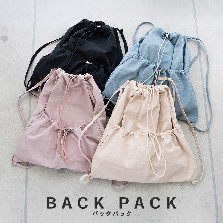シュベック SVEC 巾着ナイロンバックパック