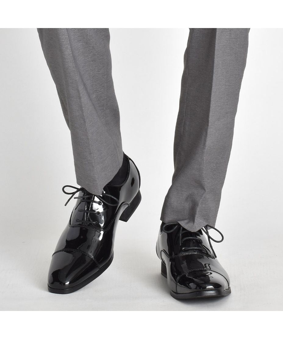 シュベック SVEC ビジネスシューズ メンズ おしゃれ 革靴 ビジネス カジュアル ブランド MM/ONE エムエムワン ドレスシューズ フォーマル 皮靴 短靴 結婚式 冠婚葬祭 （ブラックエナメル） ブラックエナメル