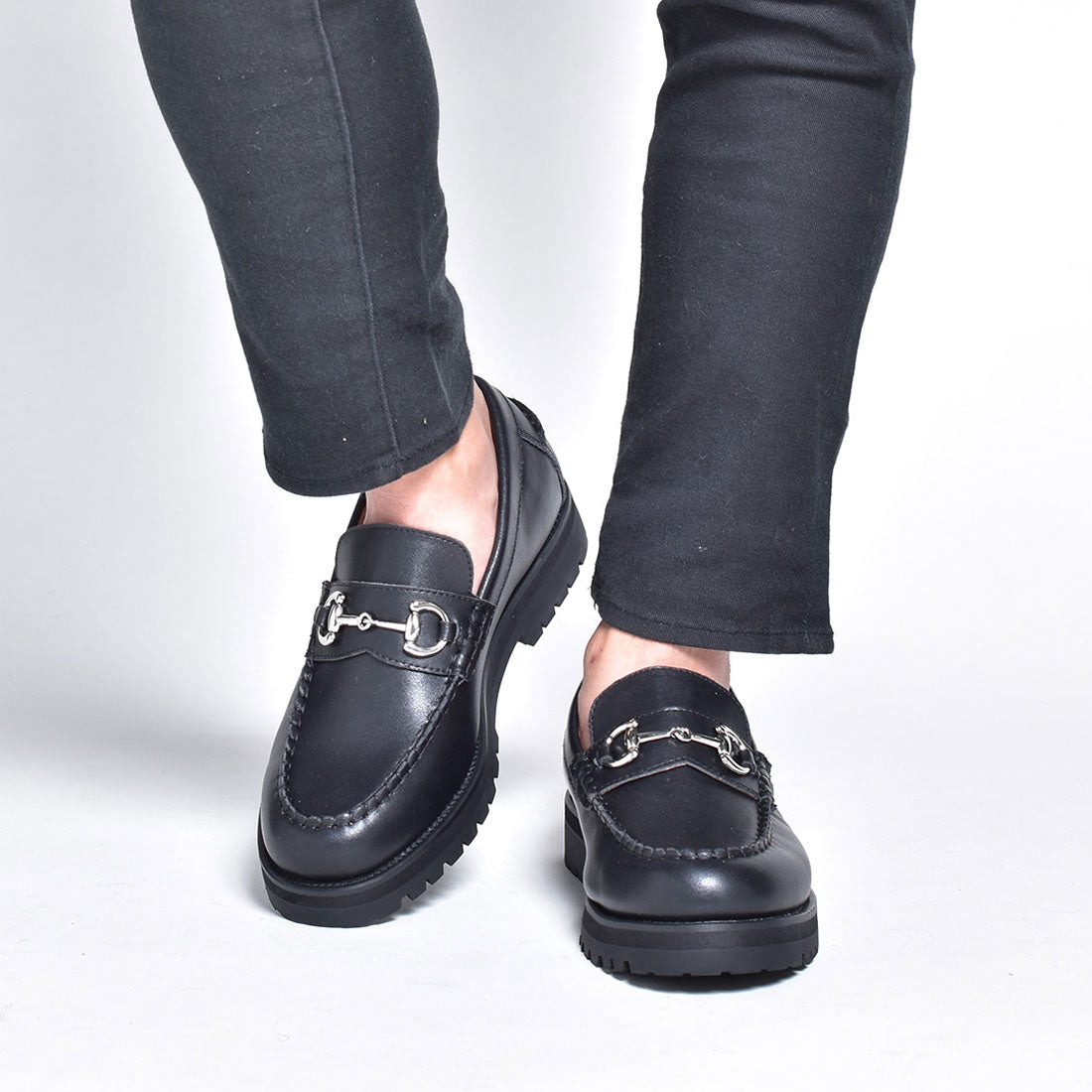 SVEC Thick-soled Bit Loafers