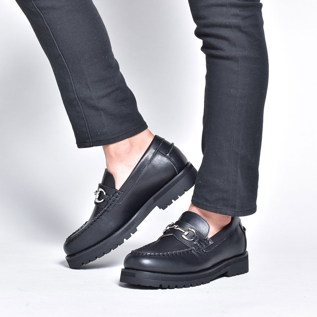 SVEC Thick-soled Bit Loafers