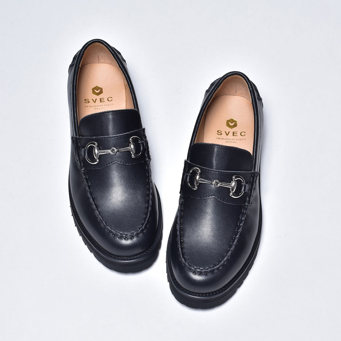SVEC Thick-soled Bit Loafers