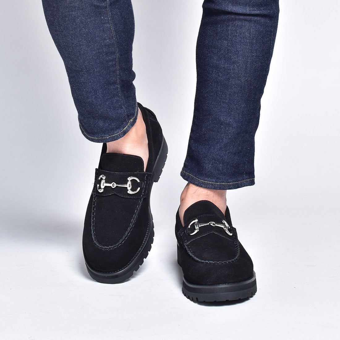 SVEC Thick-soled Bit Loafers