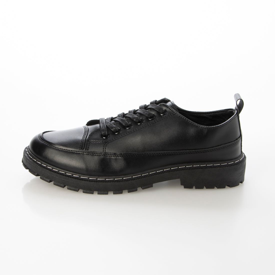 SVEC Chunky Sole U-Tip Lace-Up Sneakers
