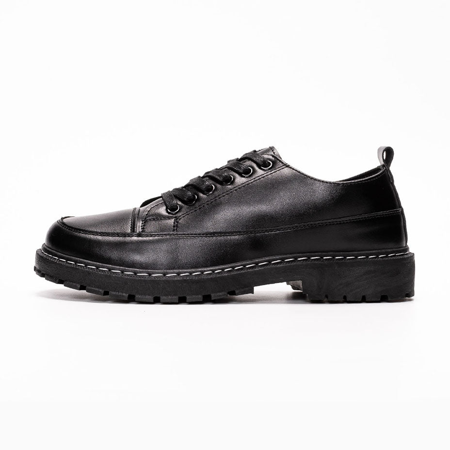 SVEC Chunky Sole U-Tip Lace-Up Sneakers