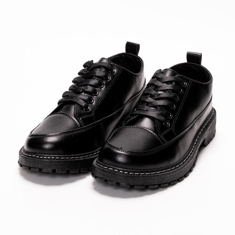 SVEC Chunky Sole U-Tip Lace-Up Sneakers