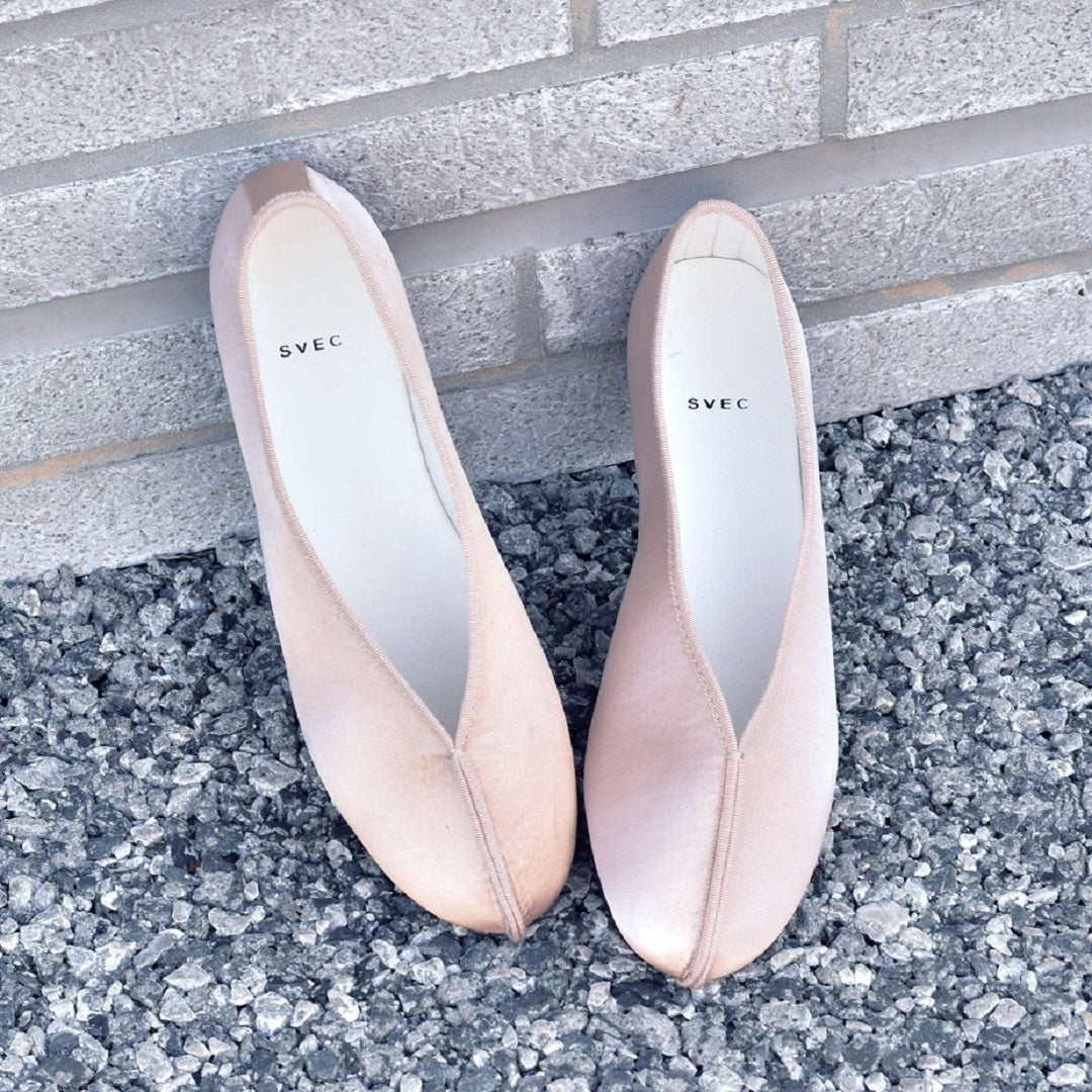 シュベック SVEC ぺたんこパンプスチャイナシューズ