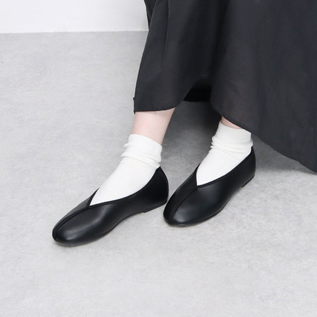 シュベック SVEC ぺたんこパンプスチャイナシューズ