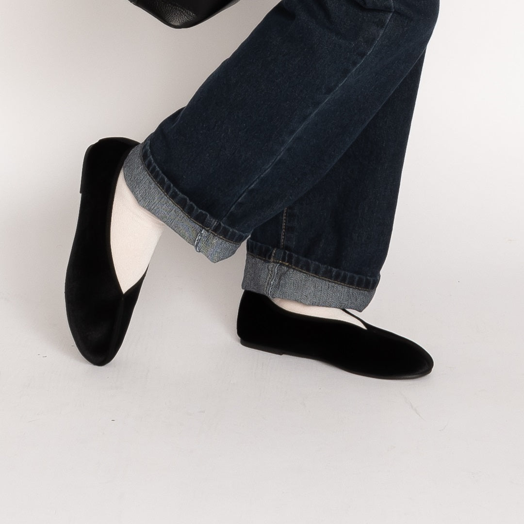 シュベック SVEC ぺたんこパンプスチャイナシューズ