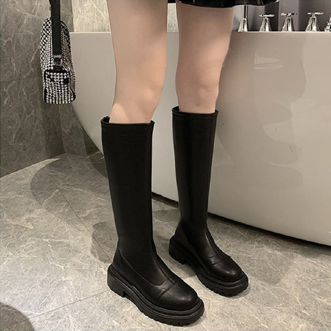 シュベック SVEC 厚底ロングブーツ