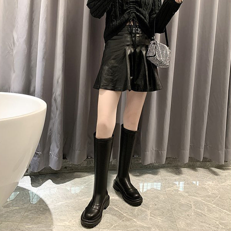 シュベック SVEC 厚底ロングブーツ