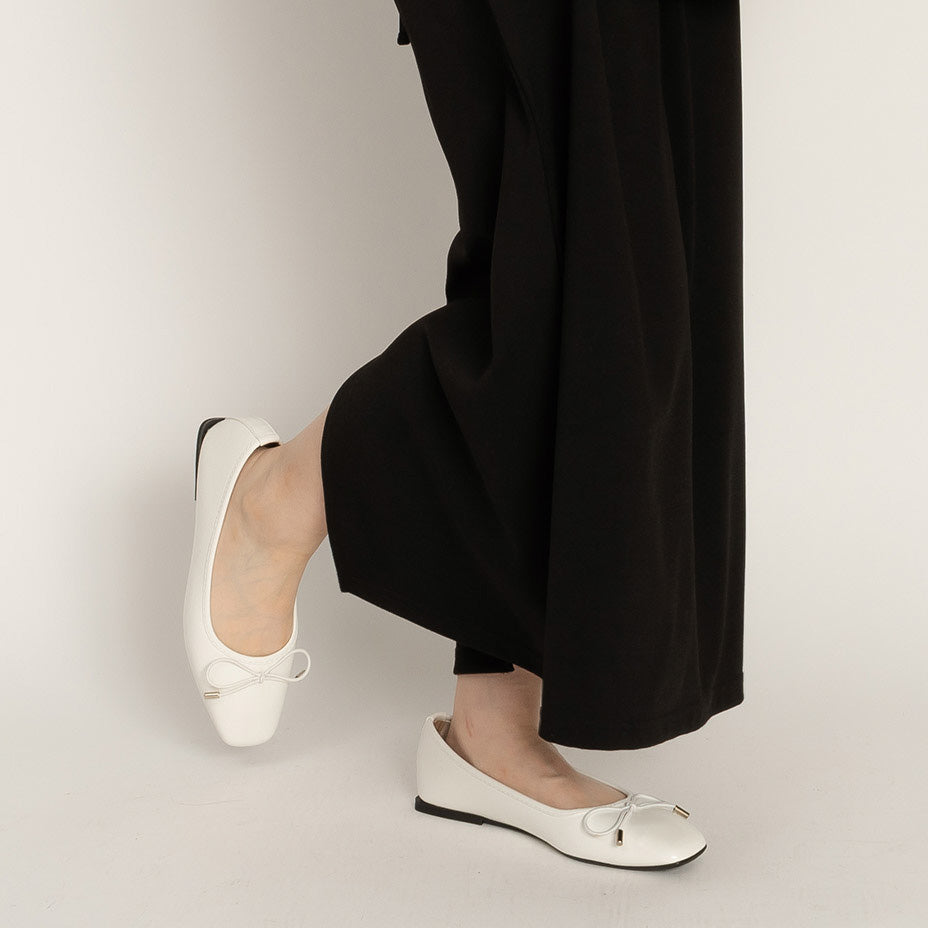 シュベック SVEC スクエアヒールバレエパンプス