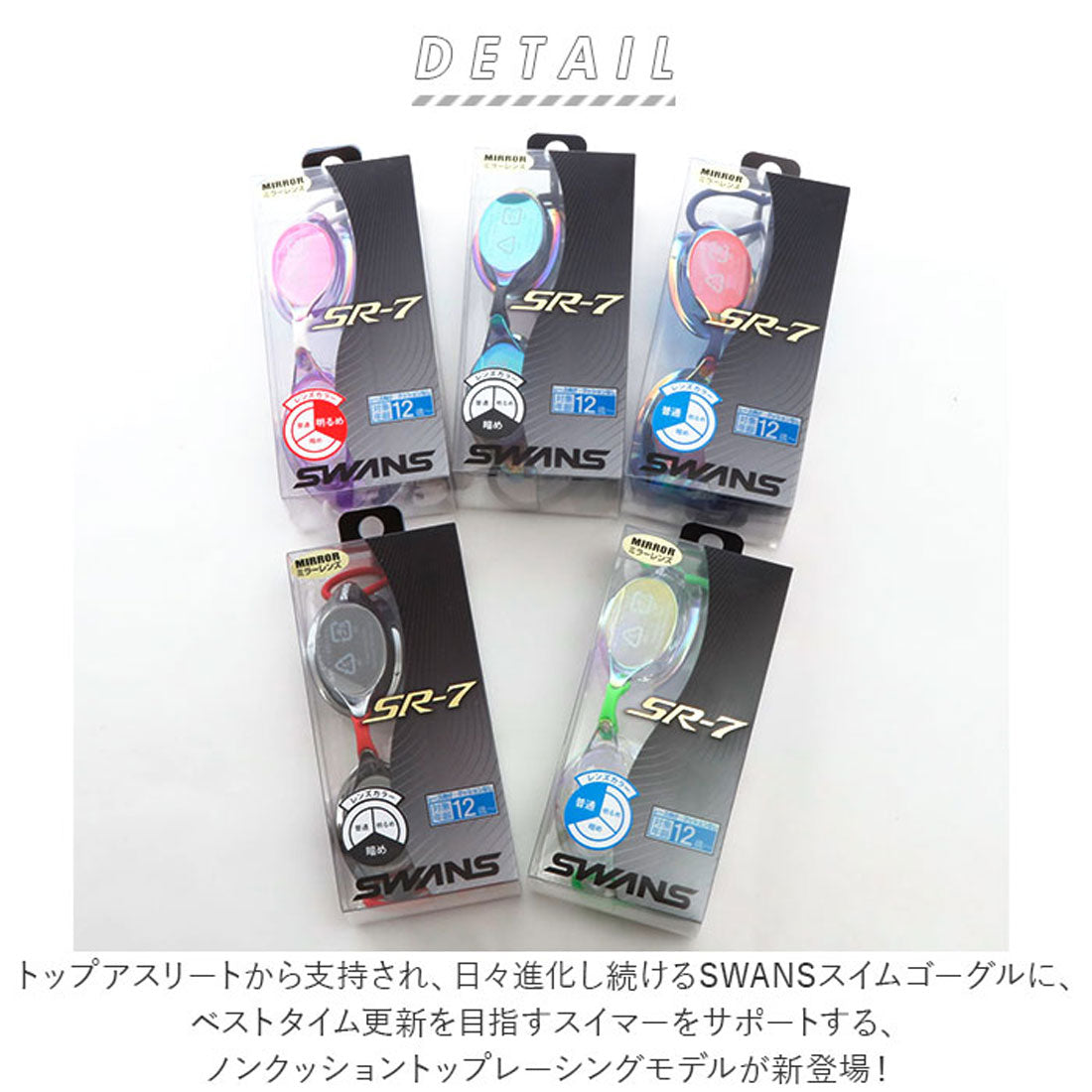 スワンズ SWANS SR-7M Racing スイムゴーグル