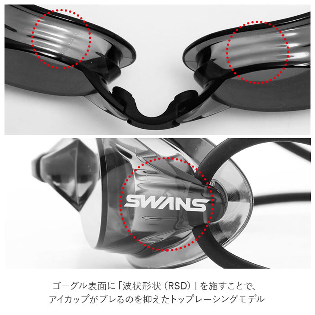スワンズ SWANS SR-7N Racing スイムゴーグル
