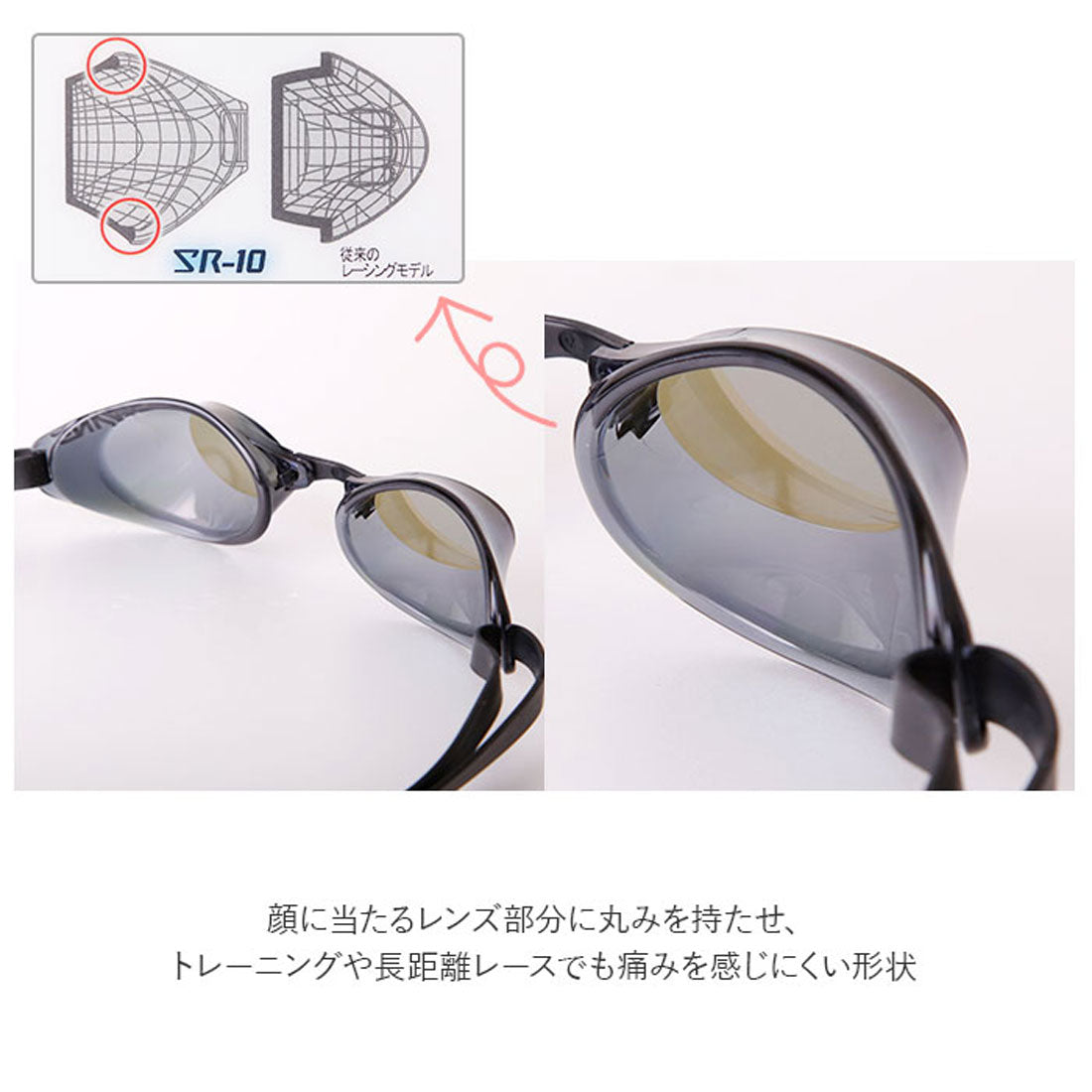 スワンズ SWANS SR-10M Sniper スイムゴーグル