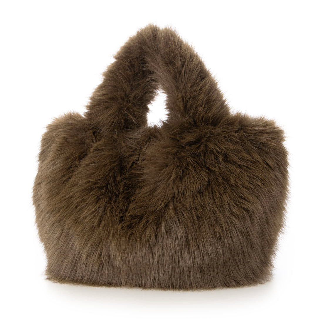 トゥールビヨン Tourbillon エコファーふわふわハンドバッグ （ブラウン雑材） ブラウン雑材