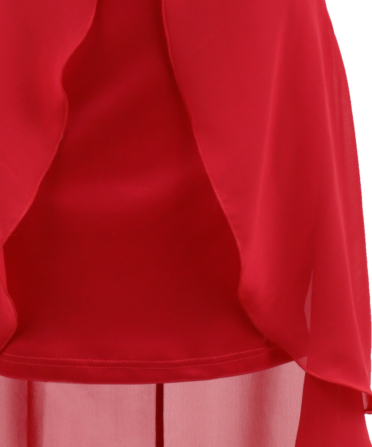 ティカ Tika クリスマスコスプレベアトップシフォンロングテールワンピースサンタコスチューム2点セット【返品不可商品】