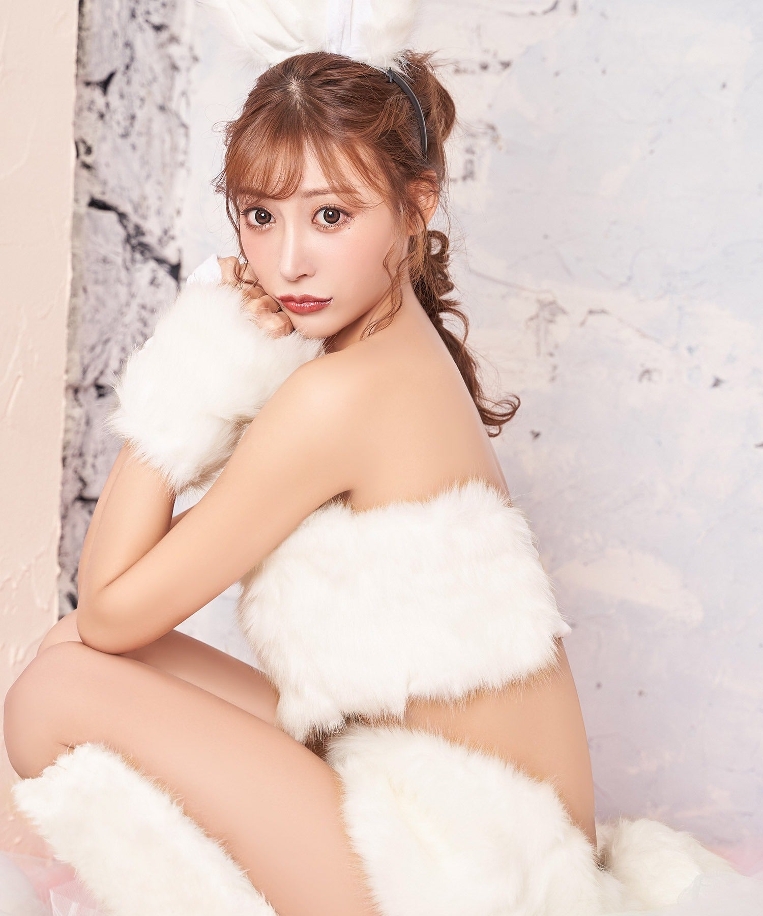 ティカ Tika バニーコスプレ衣装ファーツーピース5点セット【返品不可商品】