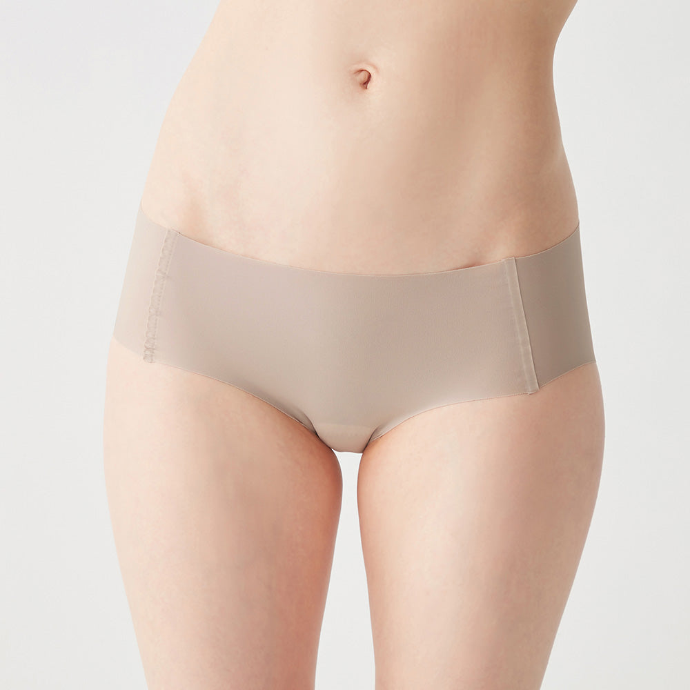 トゥシェ Tuche 縫い目がなくて低刺激 ハーフショーツ【返品不可商品】