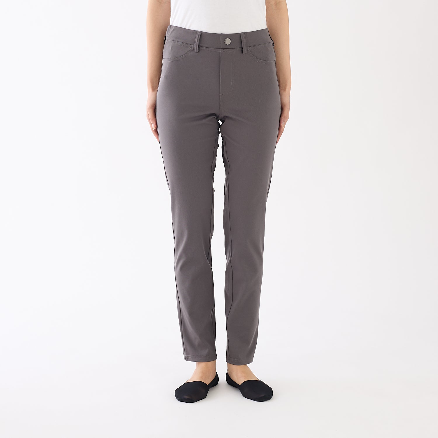 トゥシェ Tuche ストレッチパンツ スキニースタイル ライトテックストレッチ フルレングス丈 （グレー） グレー