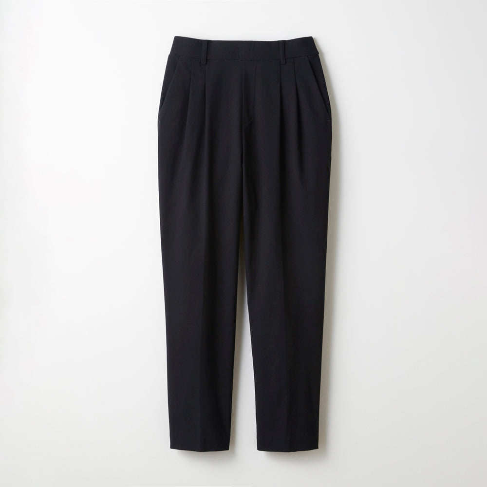 トゥシェ Tuche ストレッチパンツ テーパードスタイル レーヨン混 アンクル丈