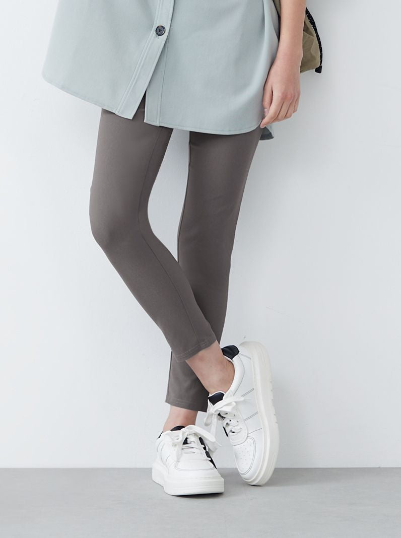 トゥシェ Tuche ストレッチパンツ スキニースタイル レーヨン混 アンクル丈