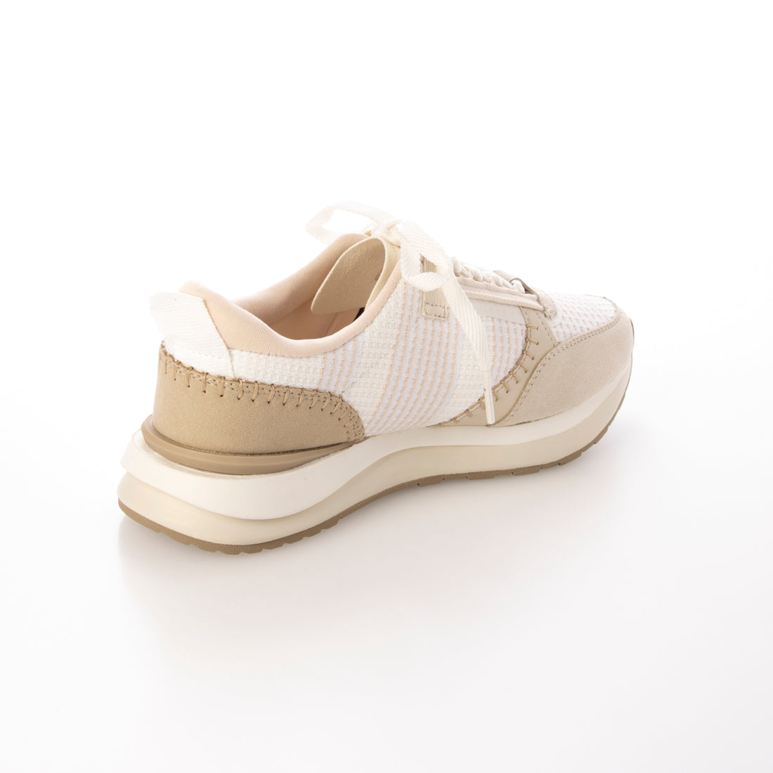 タマリス Tamaris 素材コンビスニーカー （ベージュコンビ） ベージュコンビ