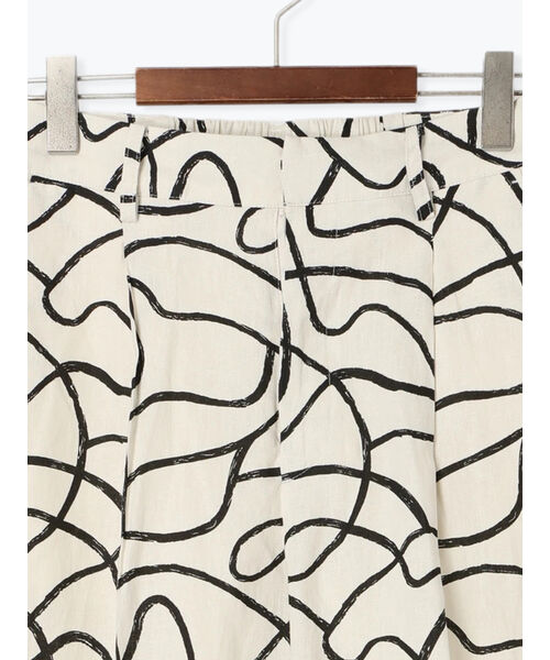 テチチ Te chichi プリントアソートレーヨンリネンパンツ《2025summer catalog item》 （ベージュ） ベージュ