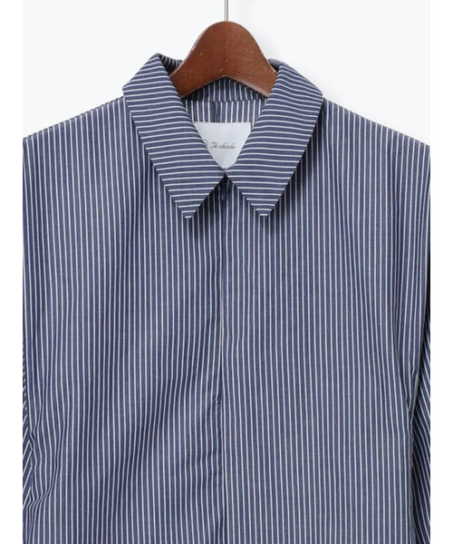 テチチ Te chichi サイドホックフロントジップワンピース （サックスブルー） サックスブルー