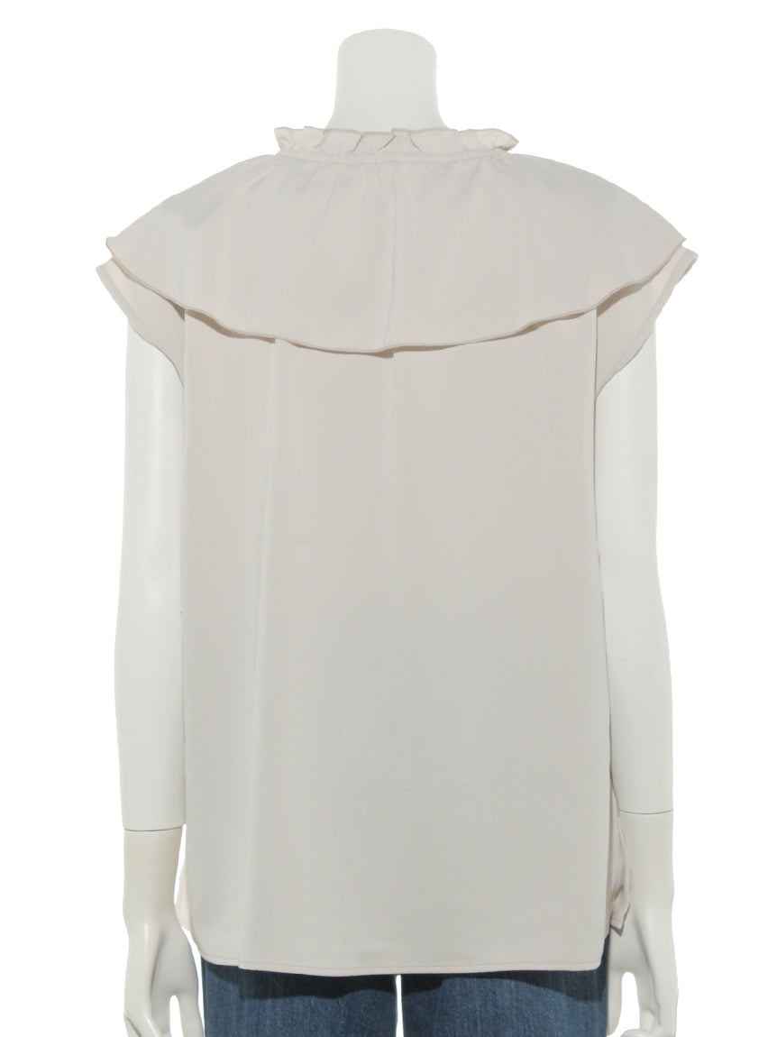 テチチ Te chichi ラッフルカラーブラウス （グレー） グレー