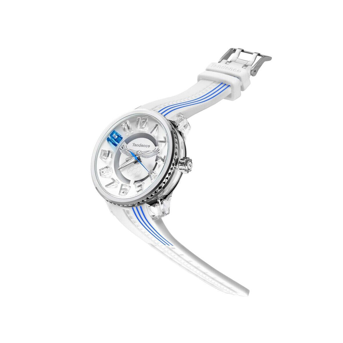 Tendence Captain Tsubasa collaboration men's watch TY532018 quartz white silicone