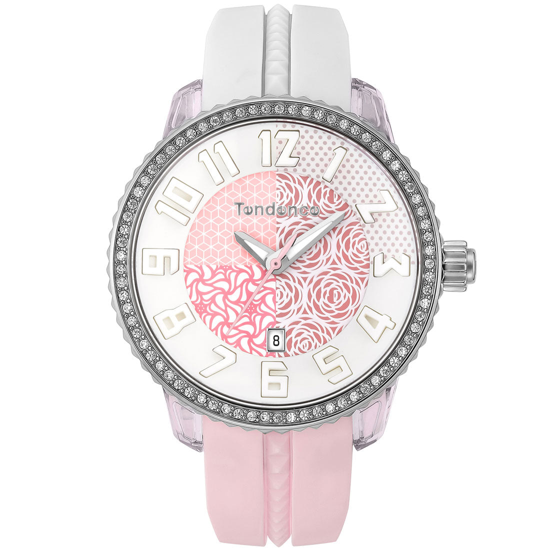 テンデンス Tendence クレイジーミディアム,ホワイト×ピンク