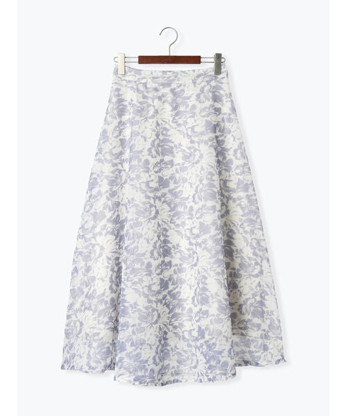 テチチ テラス Te chichi TERRASSE メッシュフラワーフレアスカート《2025spring catalog item》 （グリーン） グリーン