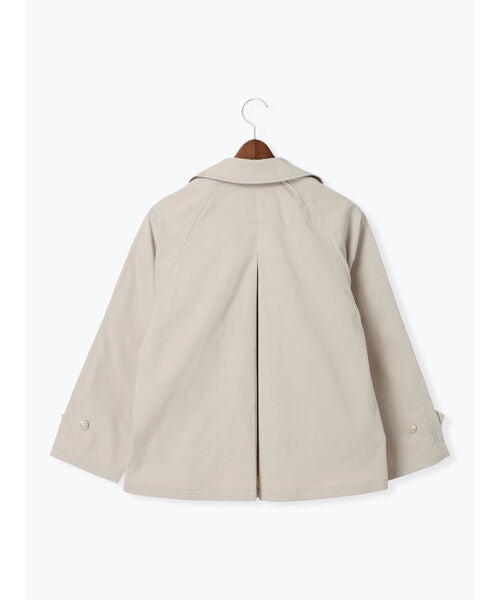 Te chichi TERRASSE 【Water-repellent/Pollen-resistant】 Short Trench Coat