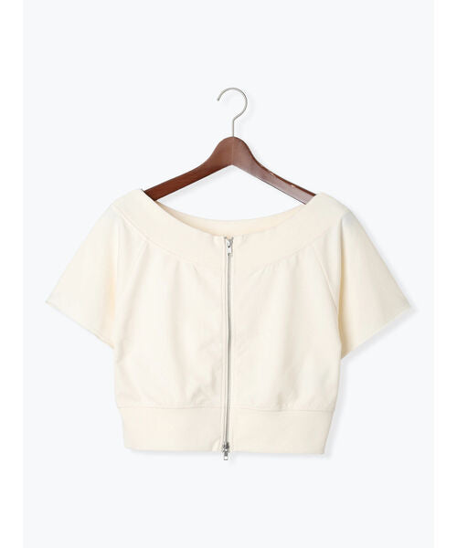 テチチ テラス Te chichi TERRASSE ダブルジップオフショルカットトップス （キナリ） キナリ