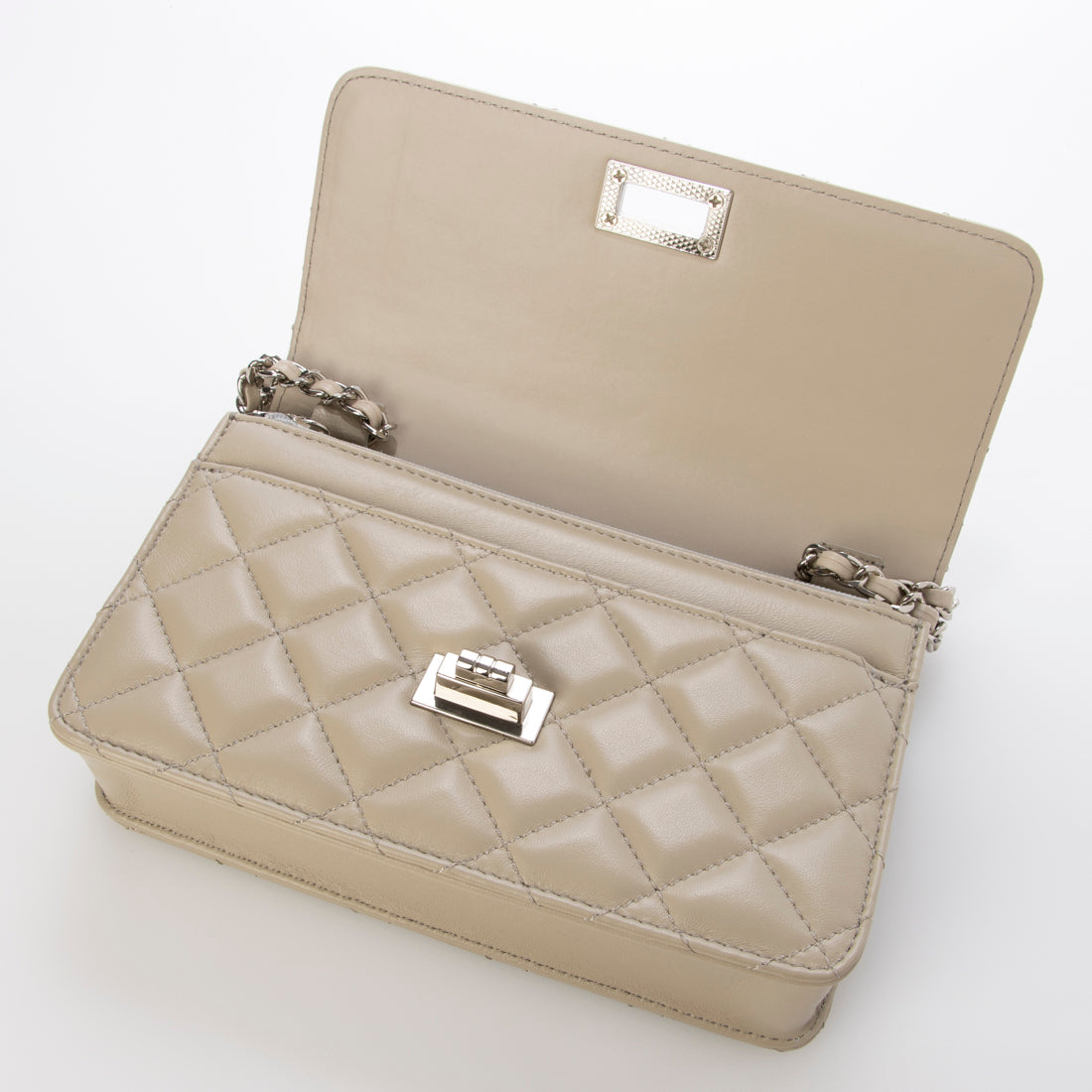 トウキョウヒャッカ 東京百花【Oggia オッジア】グレージュ x シルバー金具（GREIGE×SILVER） GREIGE×SILVER