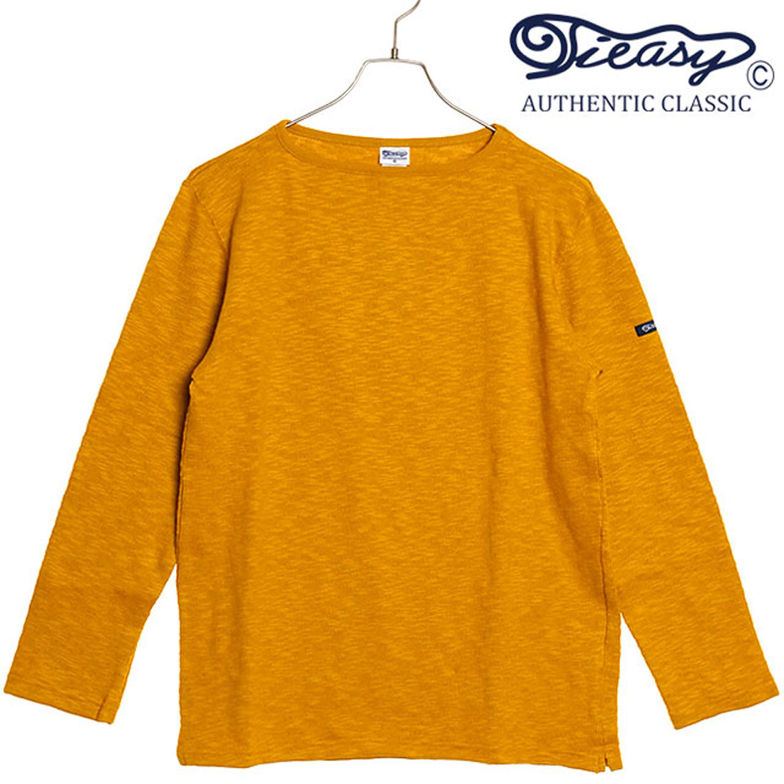 ティージーオーセンティッククラシック Tieasy AUTHENTIC CLASSIC Tieasy Tieasy ORIGINAL BOATNECK SHIRT MUSTARD [te002 FW24] （MUSTARD） MUSTARD