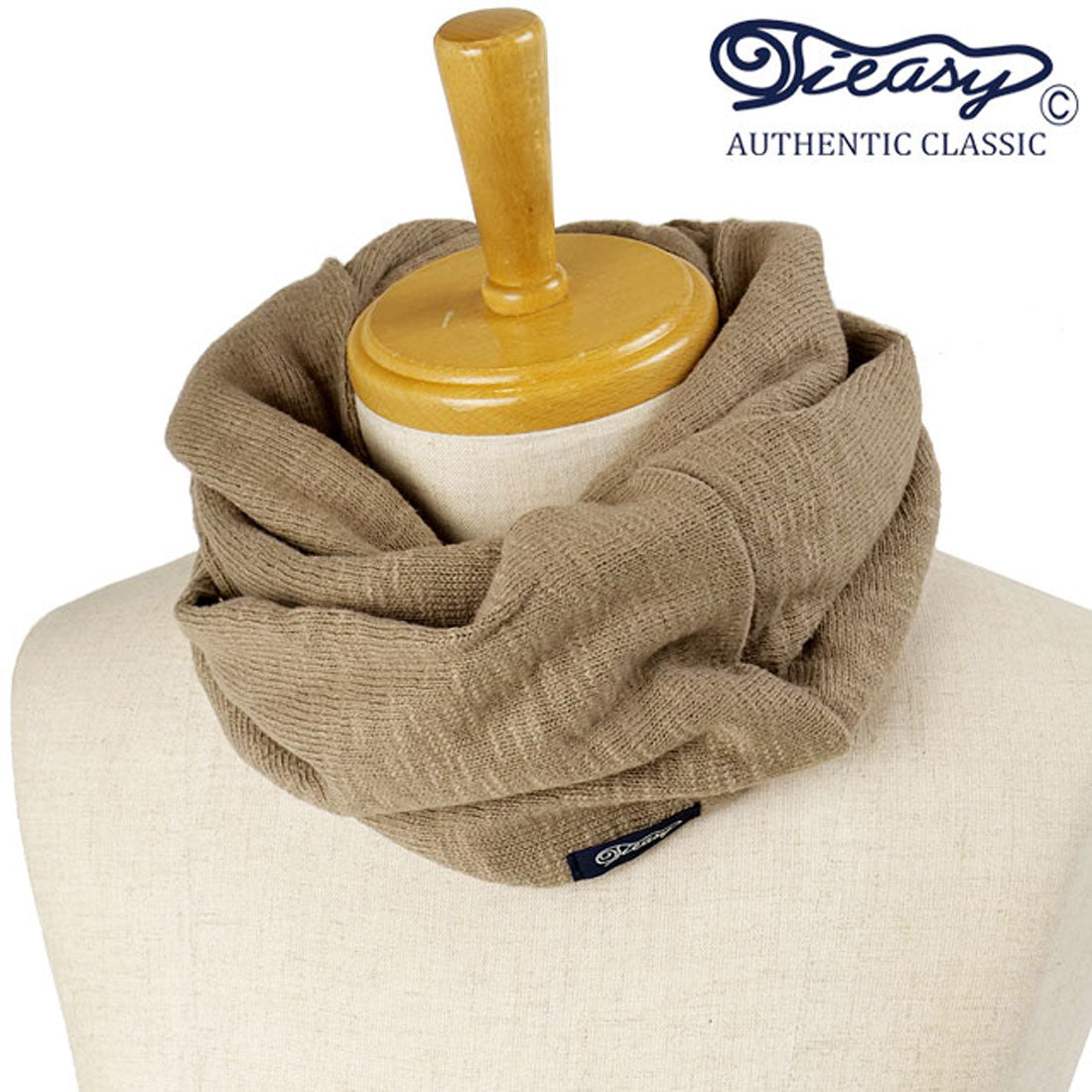 ティージーオーセンティッククラシック Tieasy AUTHENTIC CLASSIC Tieasy DOUBLE FACE SNOOD MOCA [te0022snd FW24] （MOCA） MOCA